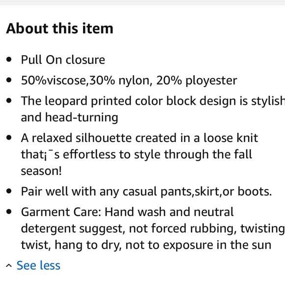 Boutique | Leopard Scattered Print Sweater - Picture 8 of 8